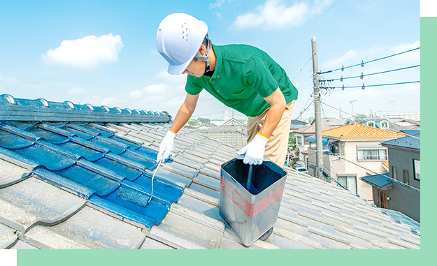屋根の塗装