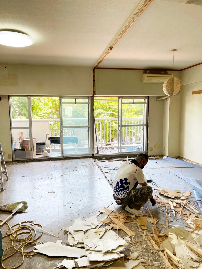 間仕切り取りました